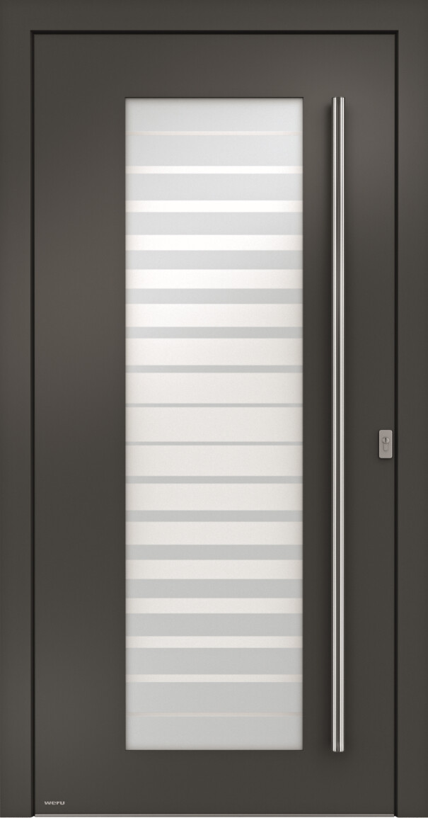 Moderne WERU Haustür mit klarer Formensprache und eleganter Optik
