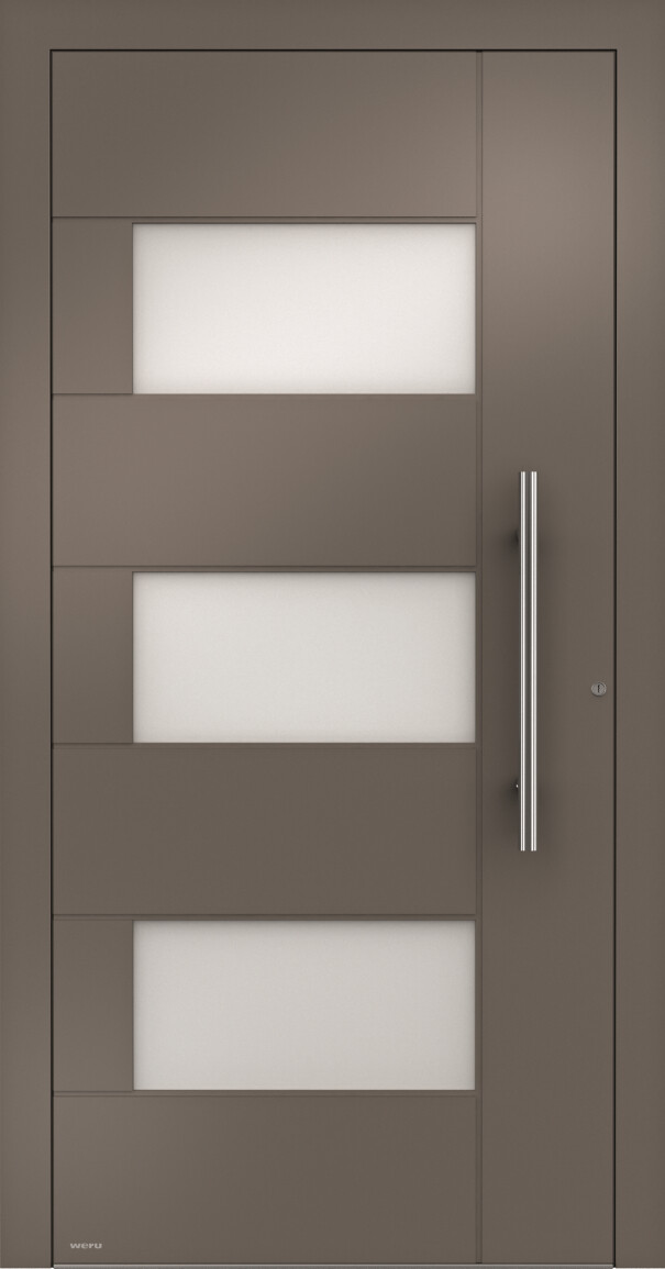 Moderne Haustürmodelle von WERU für stilvolle und moderne Hauseingänge