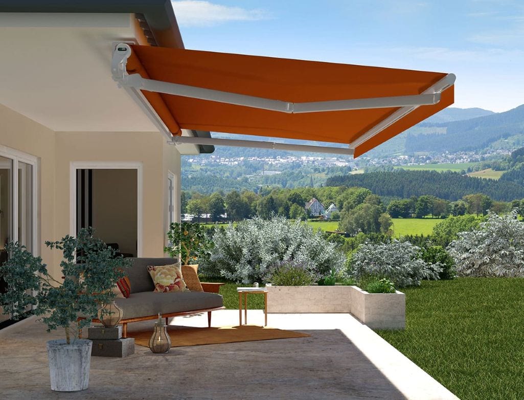 ERHARDT Markise S Go offene Markise mit Go Funkmotor für Terrasse und Balkon