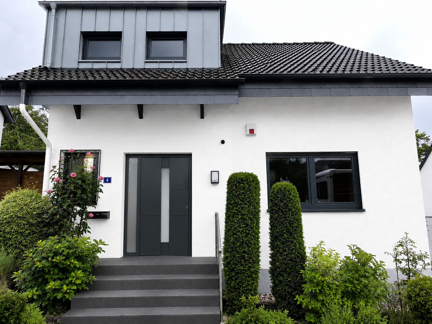 Dreidimensionale Haustürmodelle