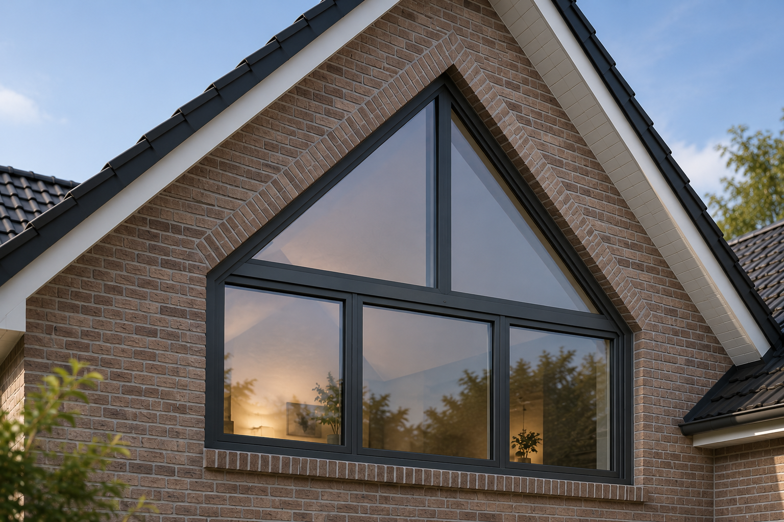 Individuelle Fensterformen bei UNILUX Holz-Aluminium Fenstern