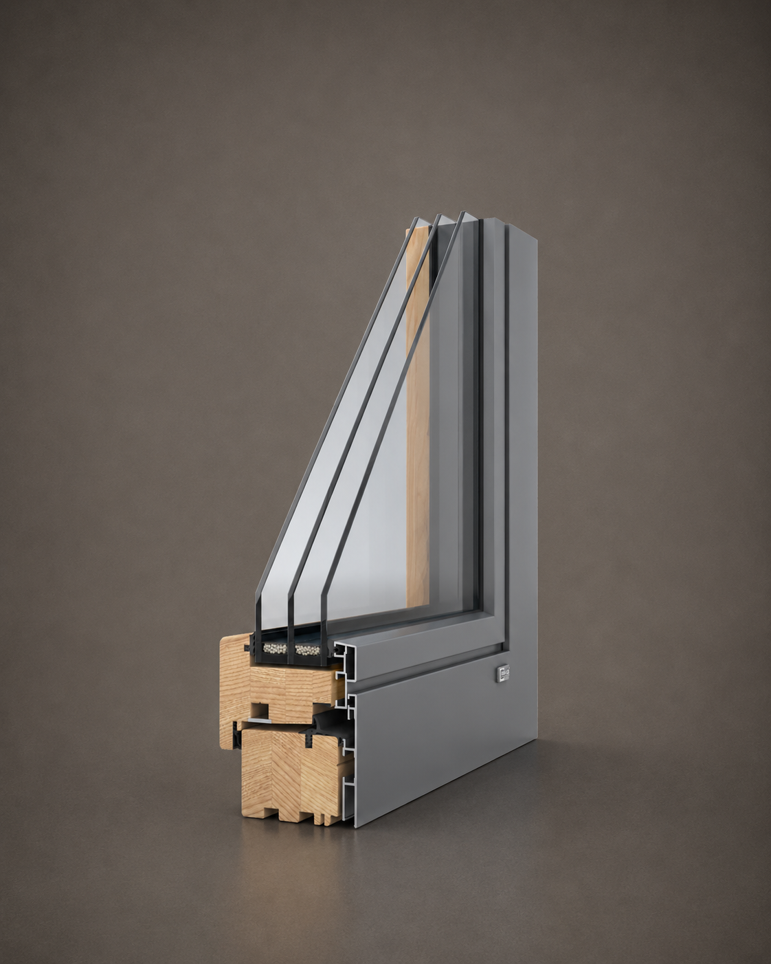 UNILUX DesignLine Holz Aluminium Fenster
