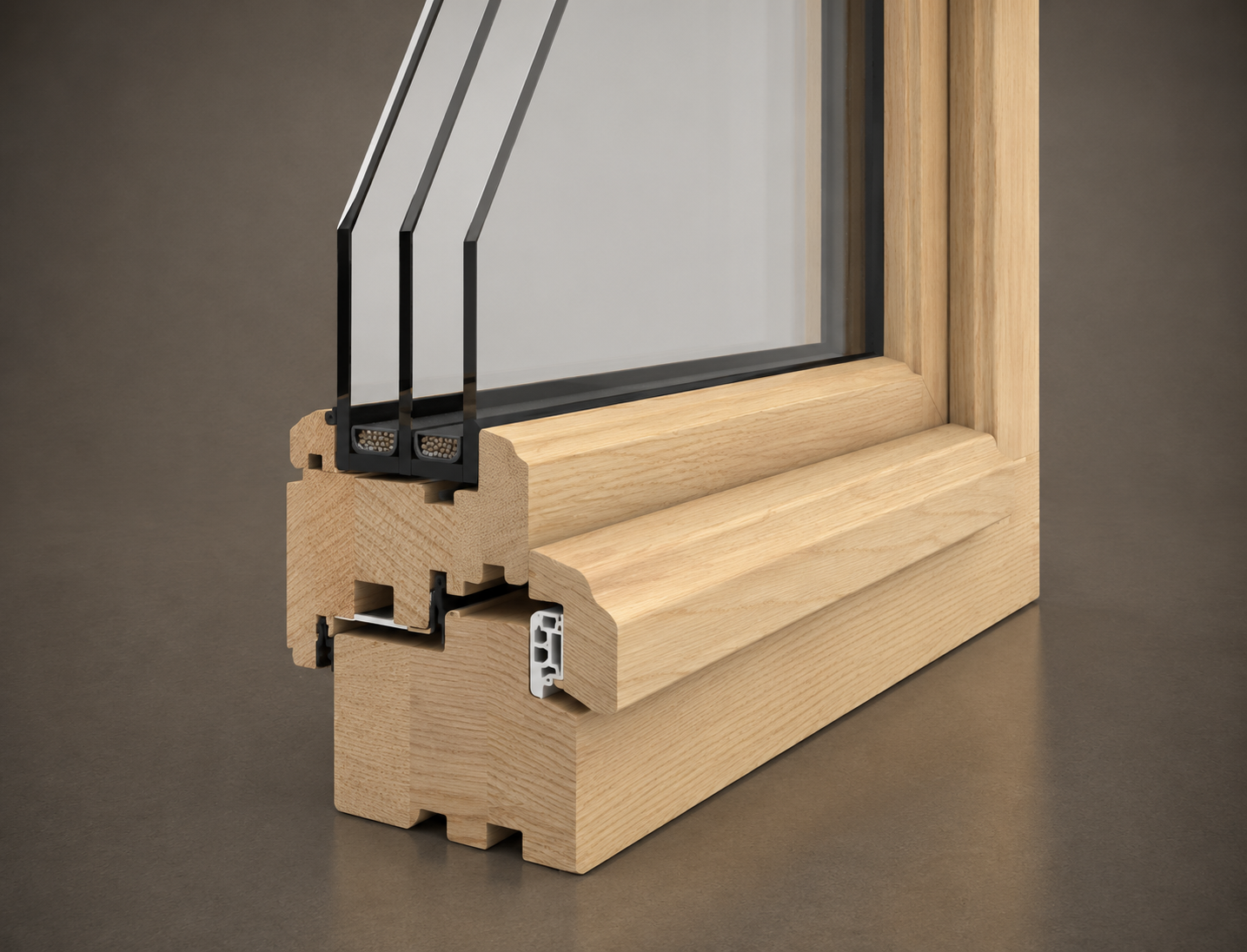 UNILUX Meisterfenster Stil Holzfenster mit klassischer und hochwertiger Holzoptik