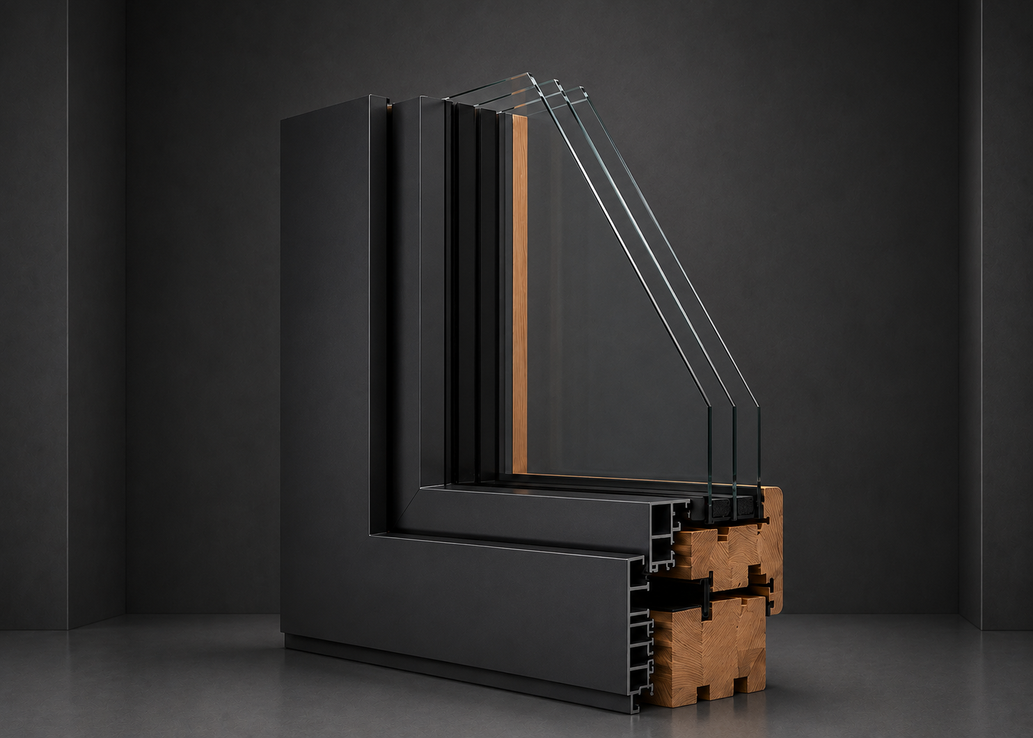 UNILUX Holz Aluminium Fenster
